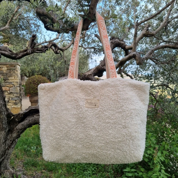 Sac moumoute blanc